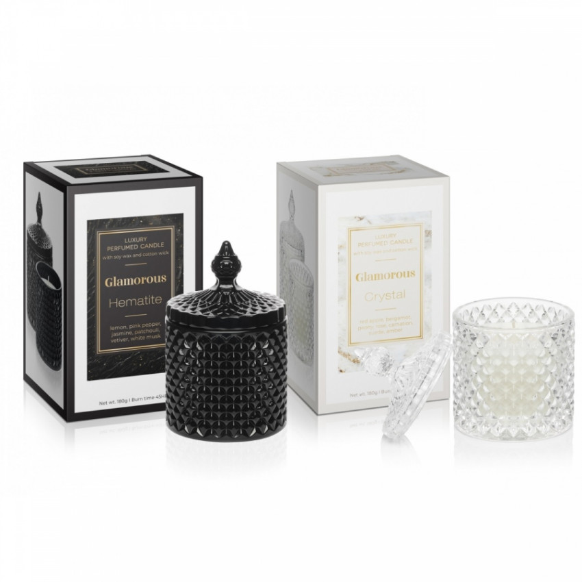 BARTEK GLAMOROUS Crystal – detail sklenenej nádoby